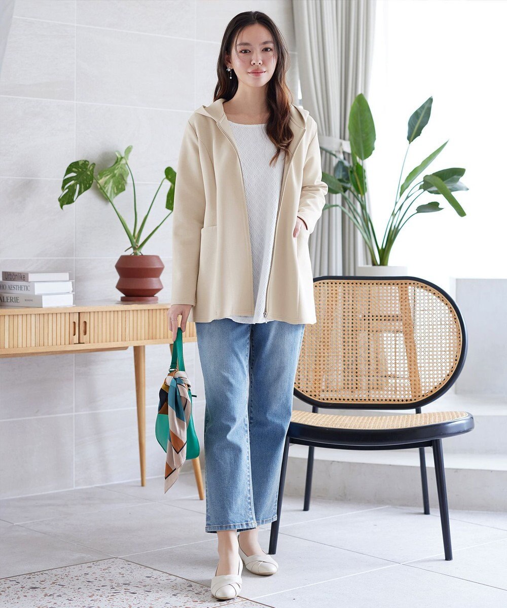 Tiaclasse ソフトダンボールバックフレアフーディー 