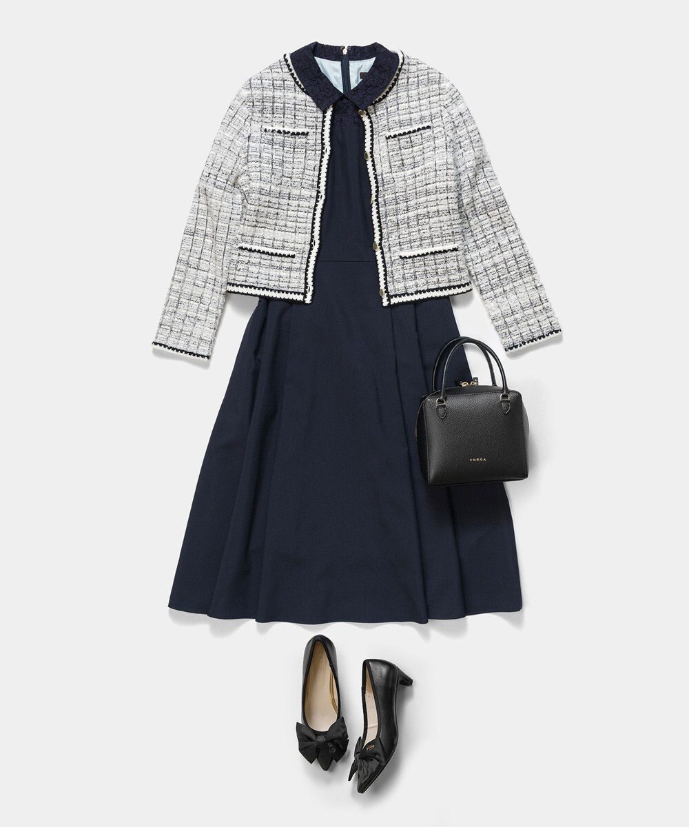 TOCCA 【宮本茉由さん着用】LACE A LA CARTE HALF SLEEVE ドレス 