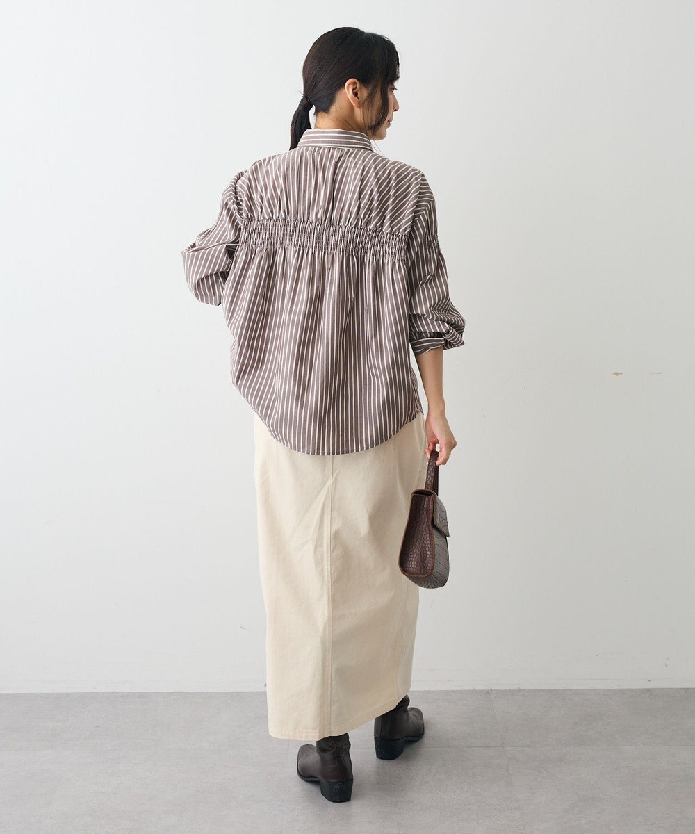 CRAFT STANDARD BOUTIQUE ラップ風デニムスカート 