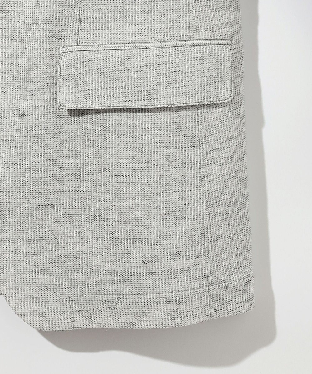 JOSEPH ABBOUD 【洗える・軽量・ストレッチ・速乾】ノルマンディーリネントップ ジャージー ジャケット 