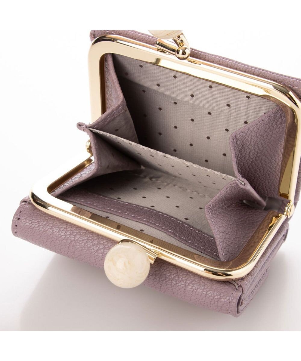 UNBILLION ペルケ perche / アクリル玉三つ折りミニサイフ 