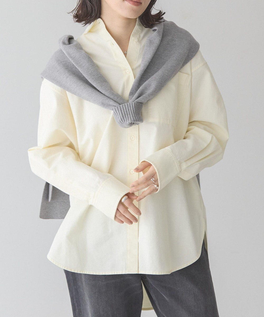 AMERICAN HOLIC ＵＶカットリサイクルコットンオックスシャツ 