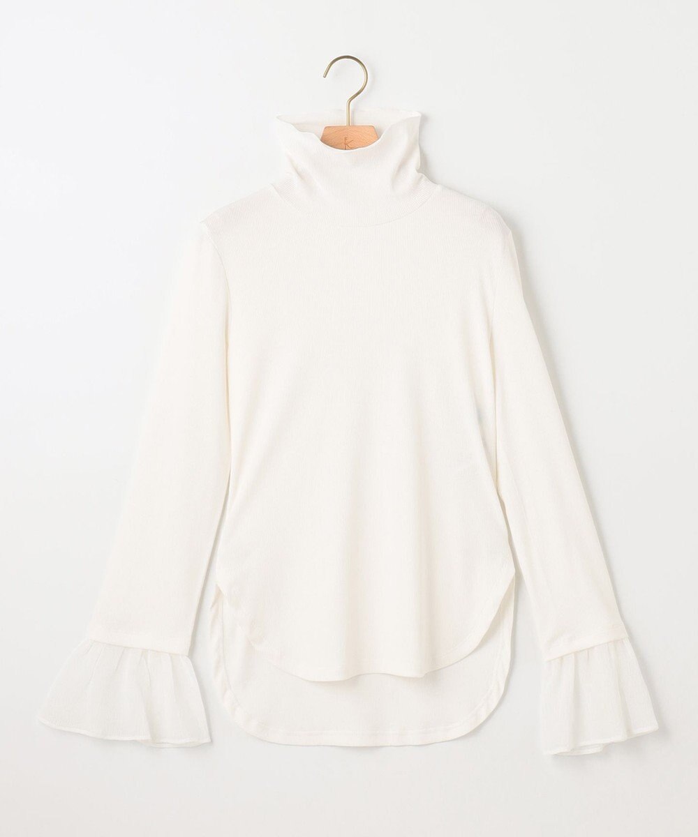 組曲 【洗える】フライスタートルネック カットソー 