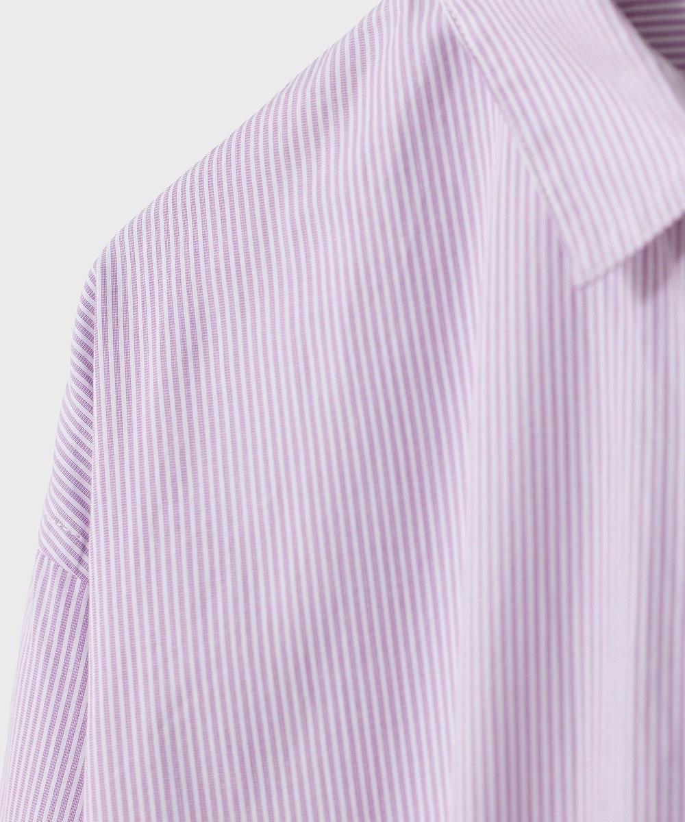 LENO SHIRTS DRESS CANDY STRIPE / シャツワンピース 