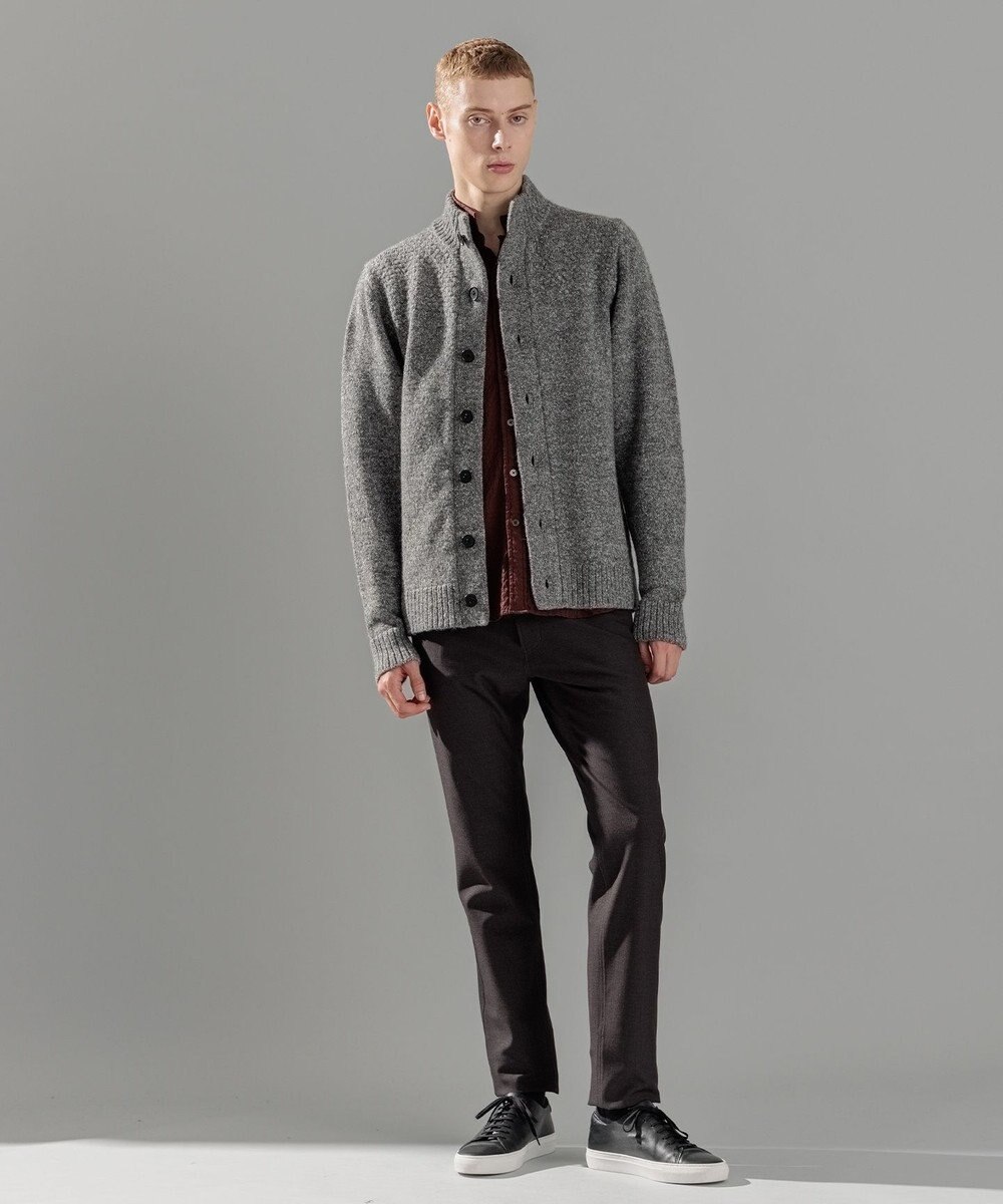 JOSEPH HOMME トライジャガードストレッチ　ウィングカラーシャツ 