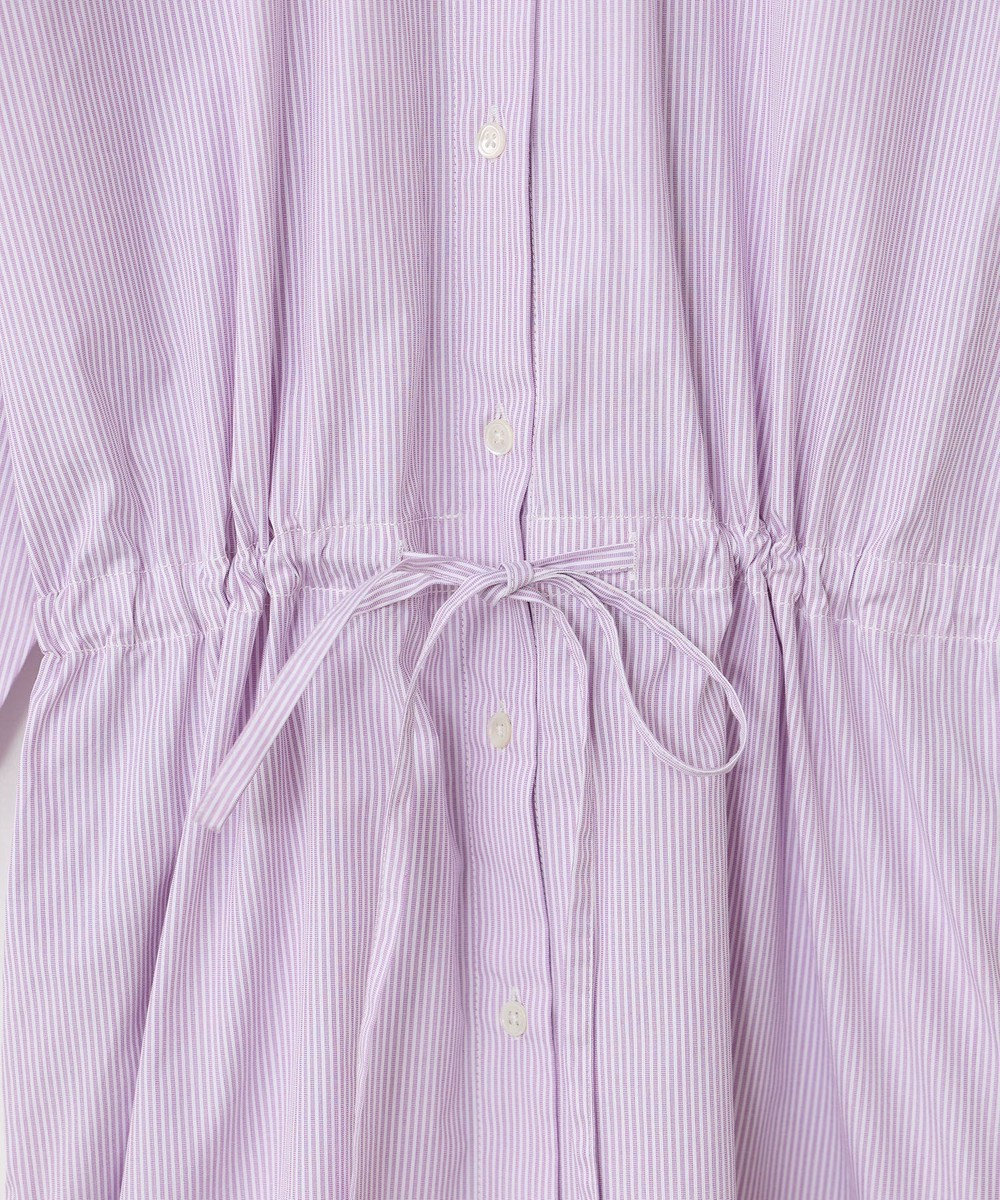 LENO SHIRTS DRESS CANDY STRIPE / シャツワンピース 