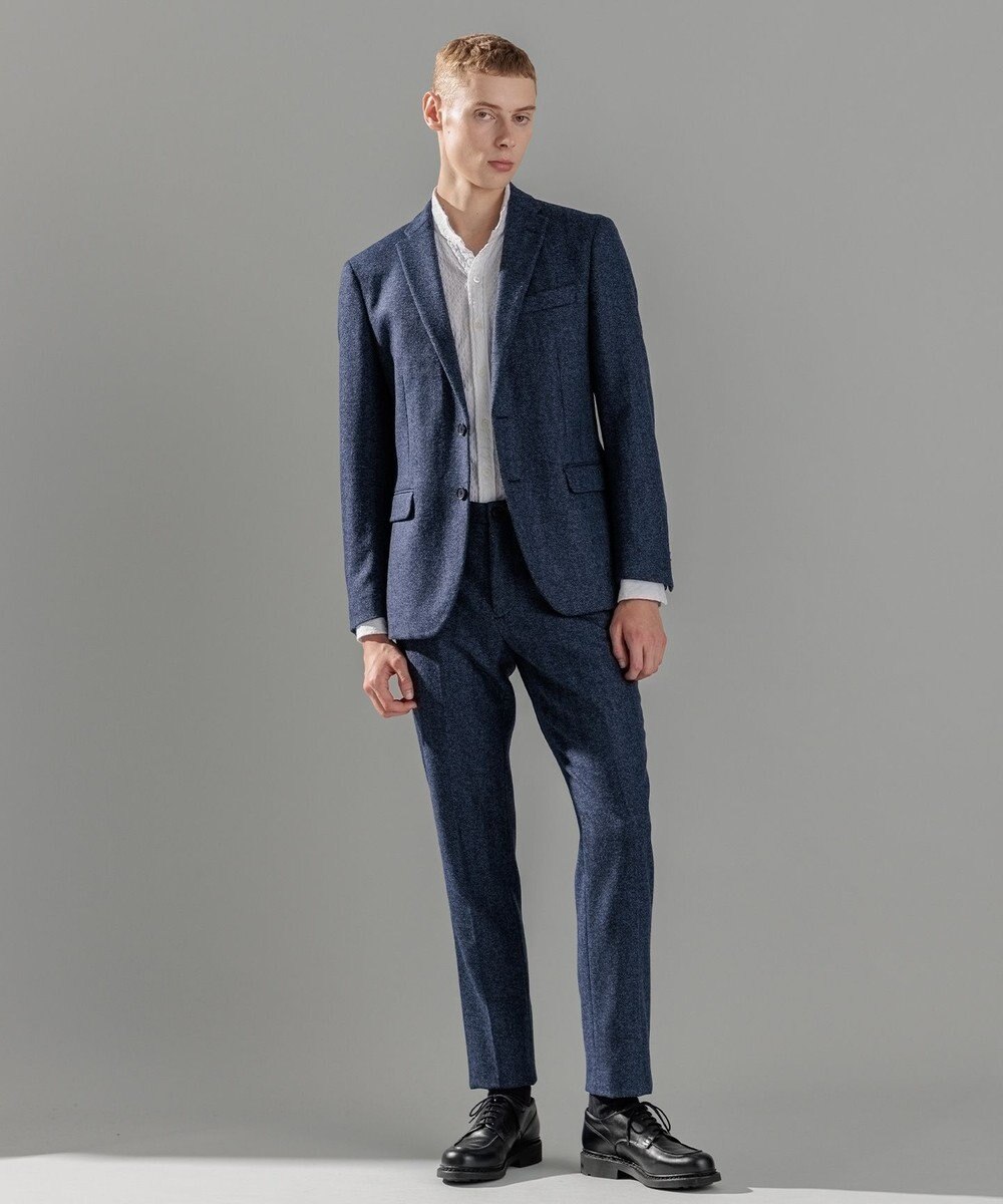 JOSEPH HOMME トライジャガードストレッチ　ウィングカラーシャツ 