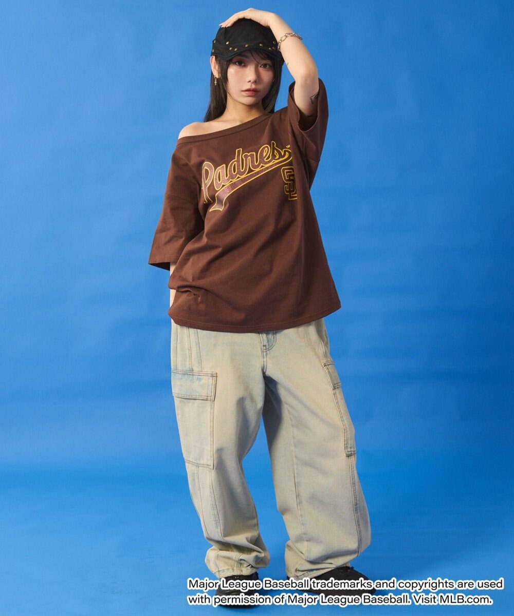 WEGO 別注MLBオフショルビッグT 