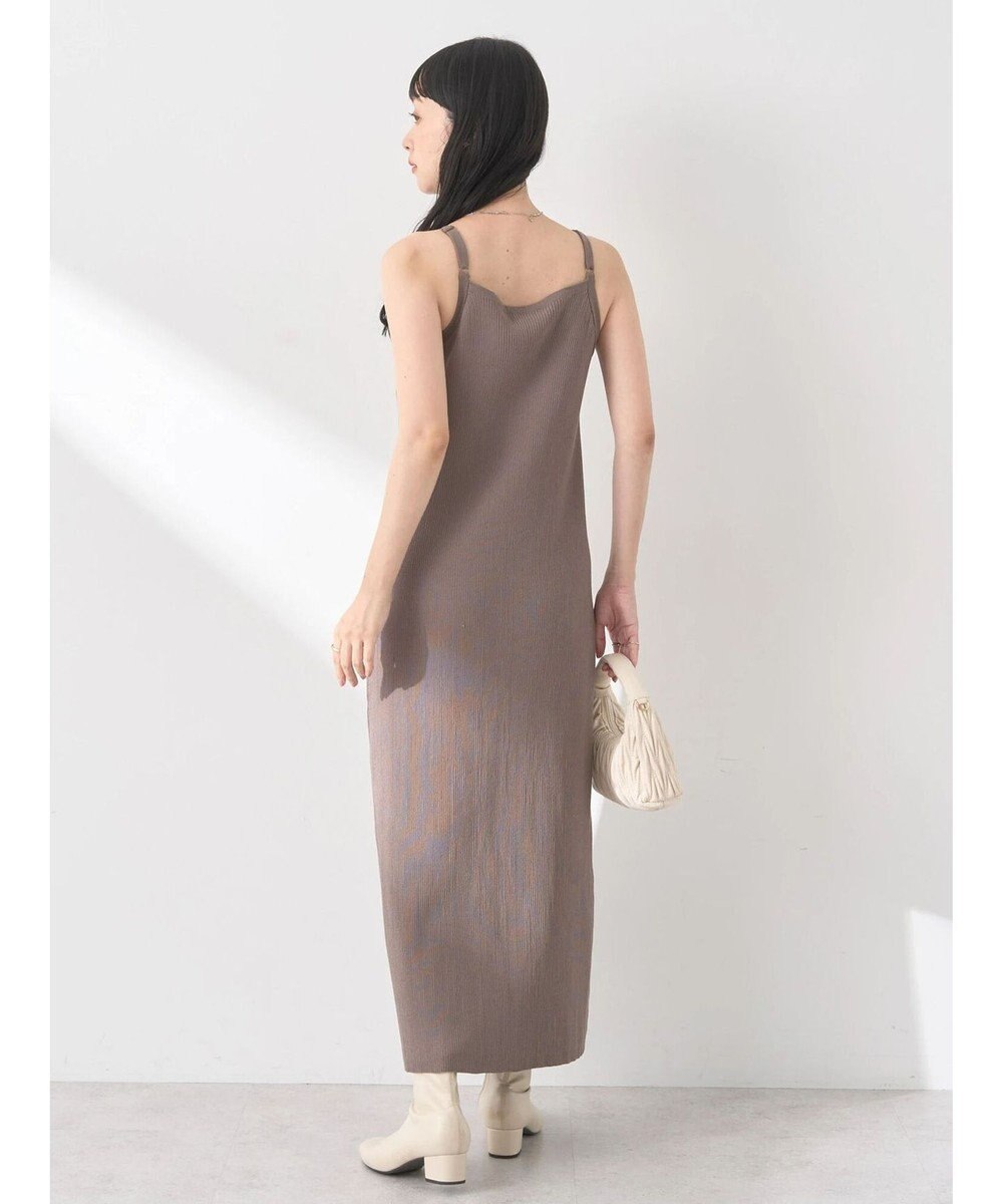 earth music&ecology ＳＥＴ２点襟付きカーディガン＋ニットワンピース 