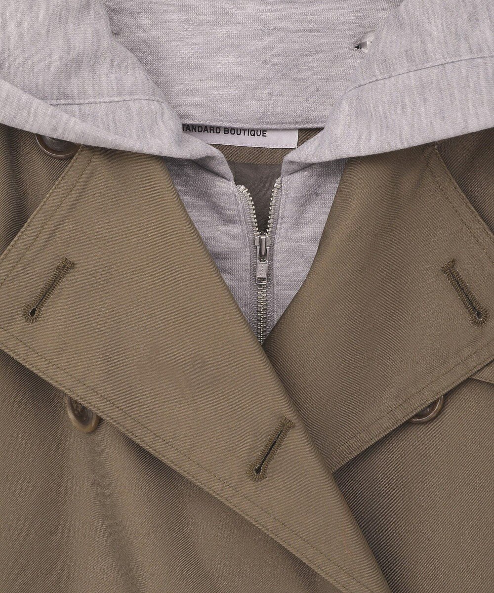 CRAFT STANDARD BOUTIQUE 2WAYフード取り外しトレンチコート 