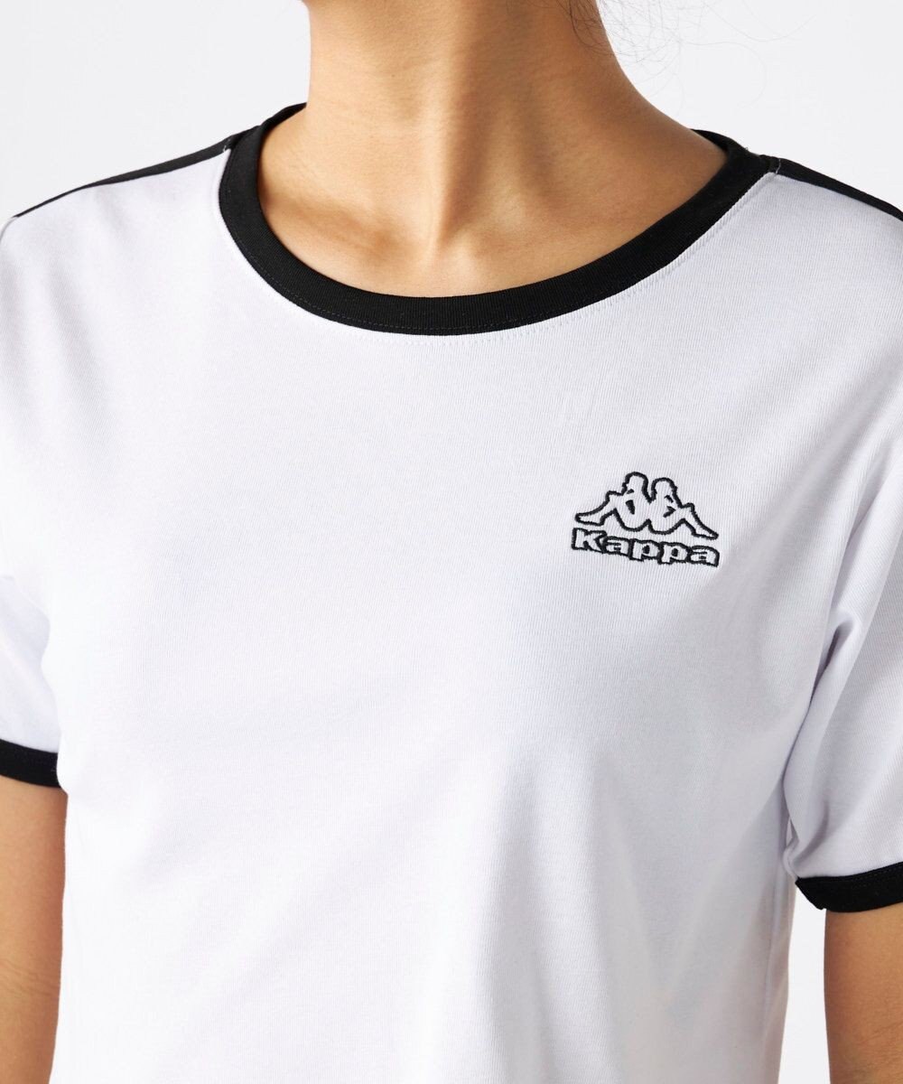 OP／FILA 【Kappa】ワンポイント 半袖リンガーTシャツ 
