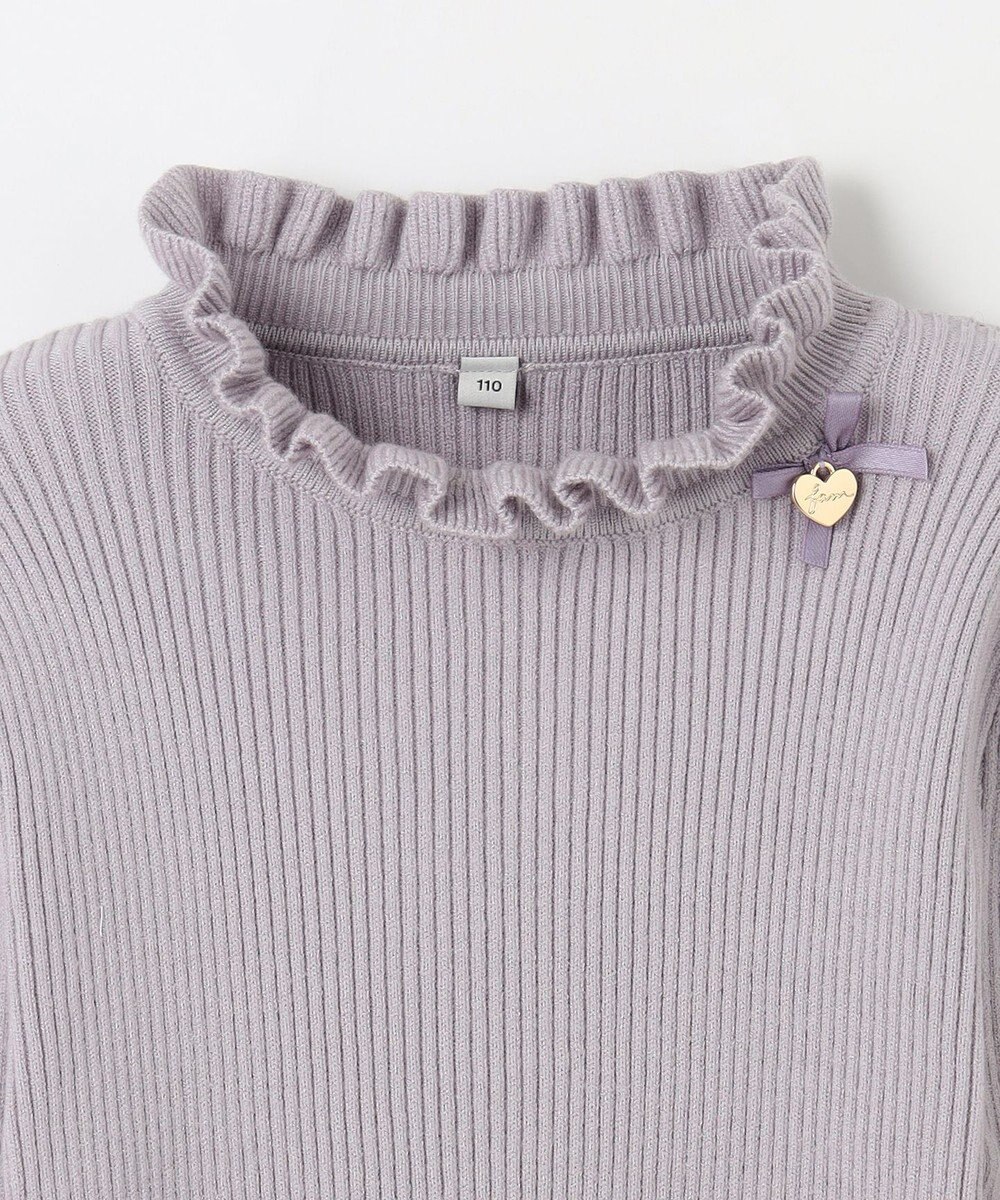 ANY KIDS 首フリルしあわせタッチニット 