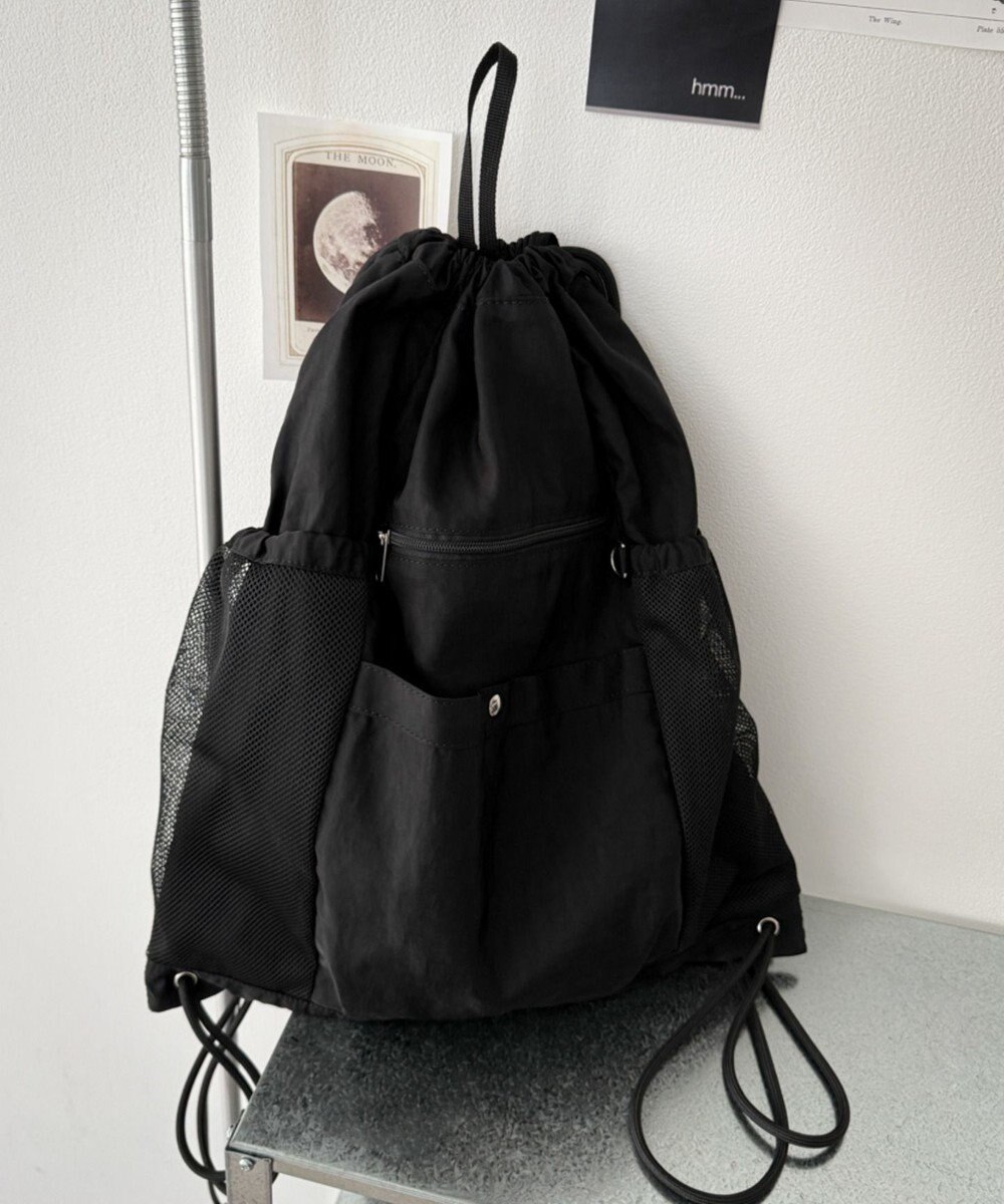 WEGO サイドメッシュポケットナップサック 