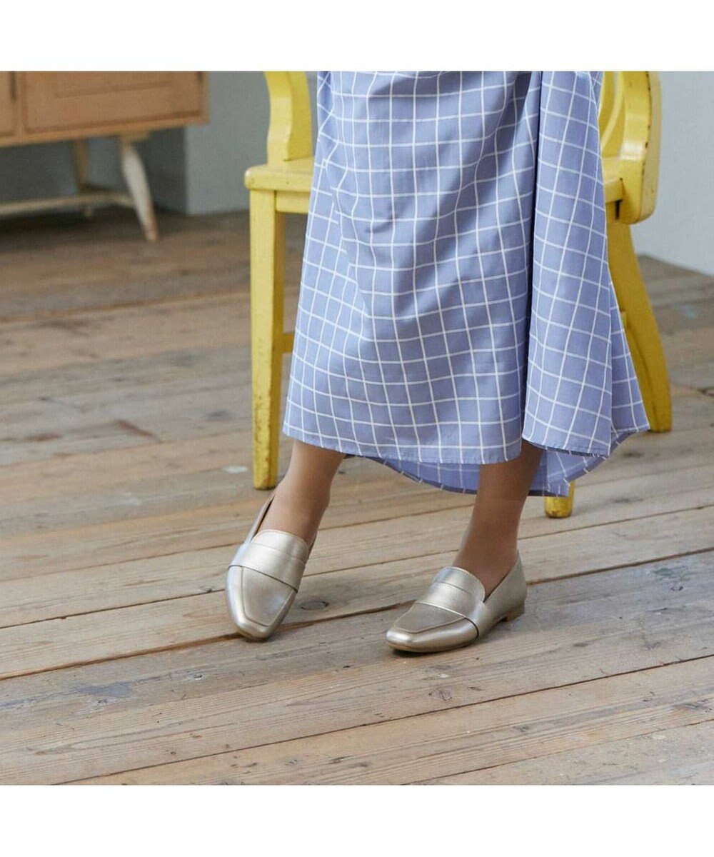 ing <ing>【WEB限定】レザーベルトローファー 