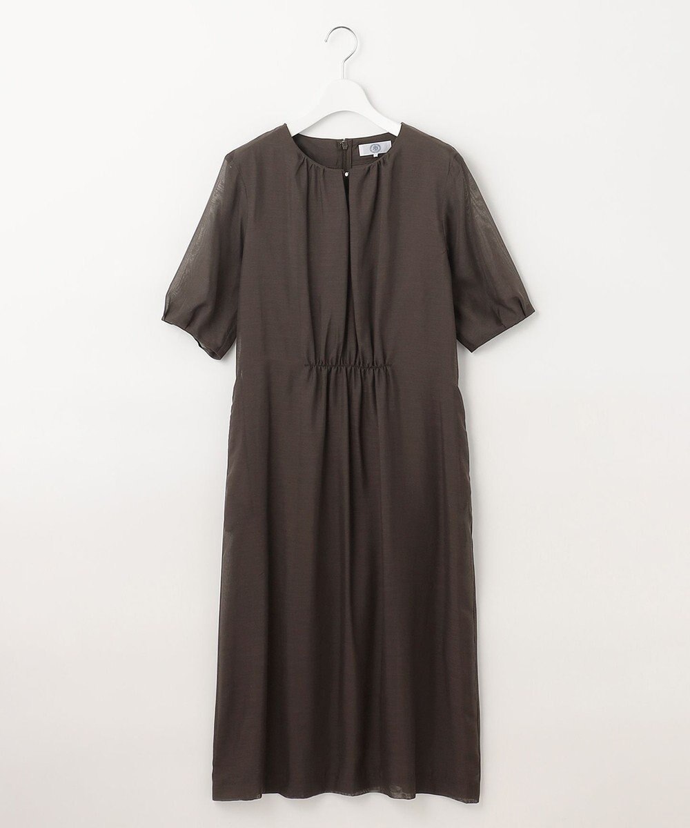 J.PRESS LADIES L 【WEB限定カラーあり・洗える】 ブライトスパンボイル ワンピース 