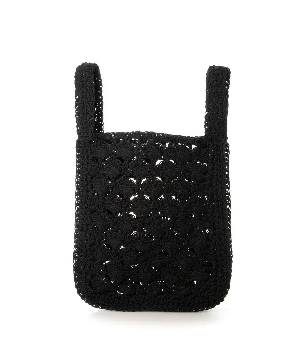 UNBILLION cachecache 柄編みショッパーミニトート 