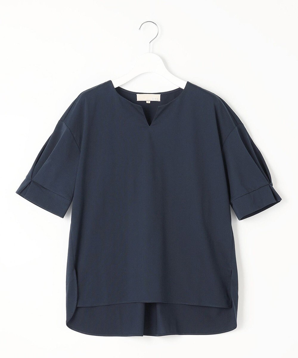 自由区 【WEB限定・洗える・XSサイズあり】トリコットジャージー カットソー 