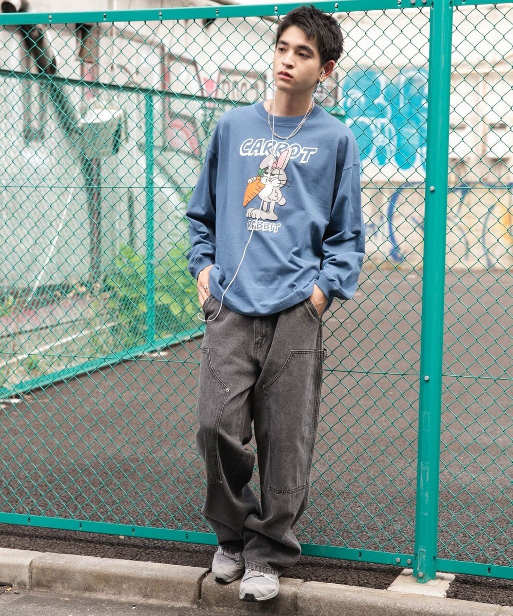 WEGO 【ユニセックス着用ITEM】アニマルキャラBIG　T（LS） 