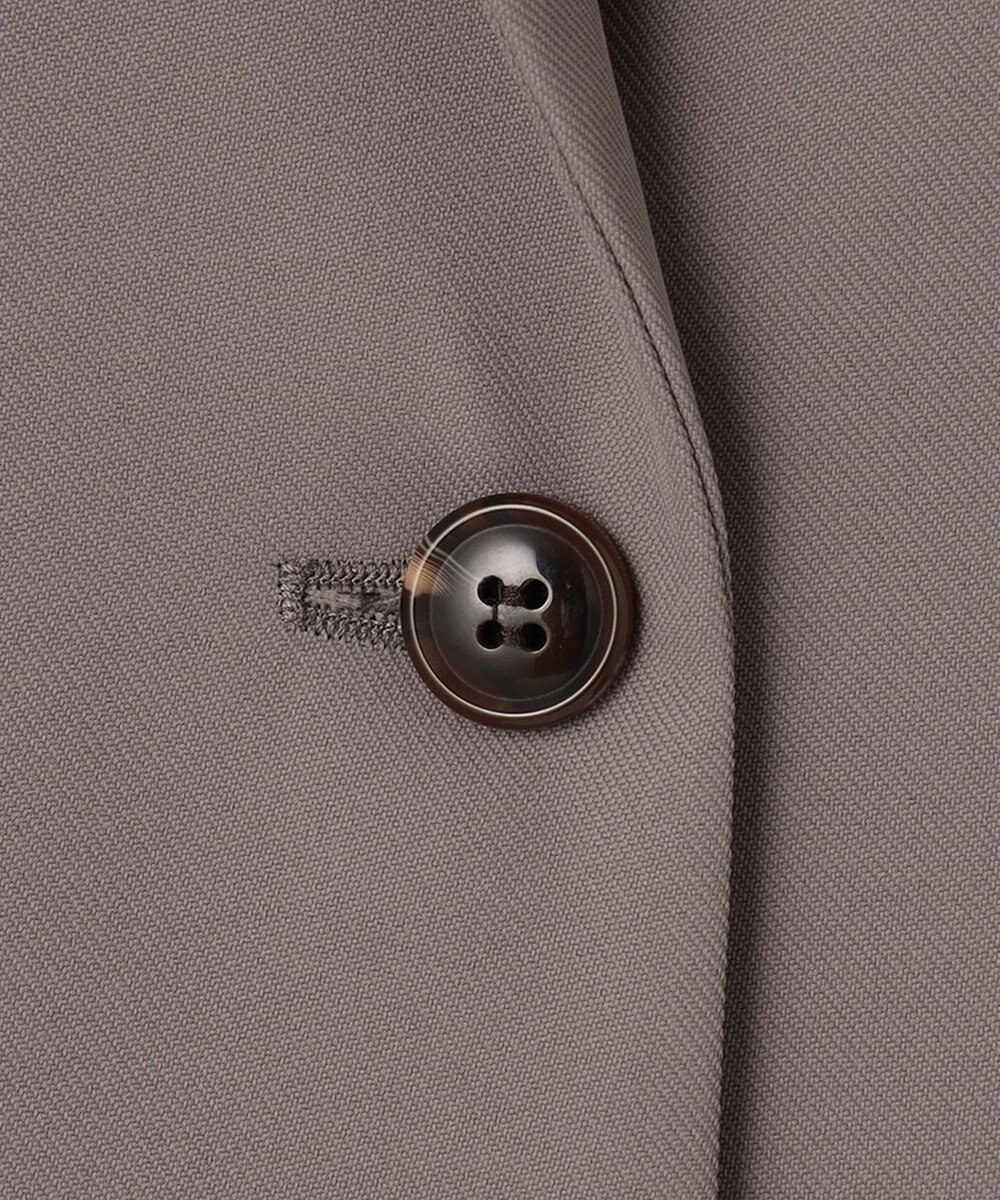 Feroux 【洗える】バックペプラム ジレ 