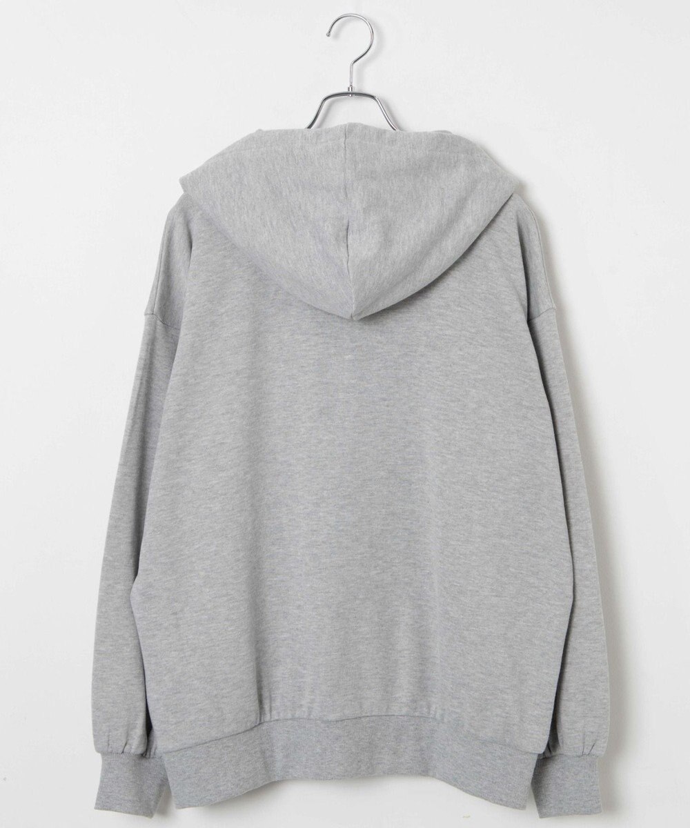 WEGO 【SCHOOLITEM】ルーズフィットジップパーカー 