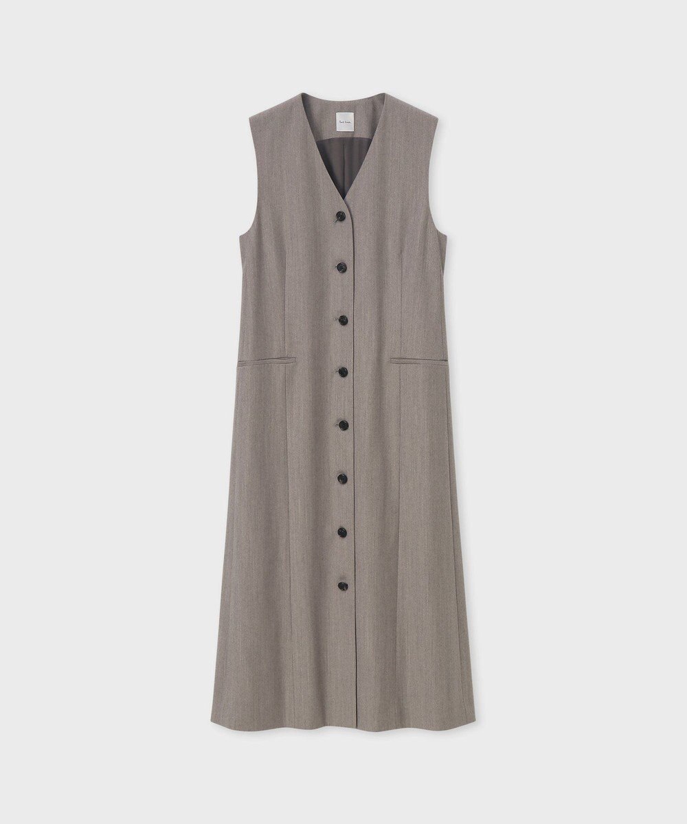 Paul Smith カシミアブレンド フランネル ジャンパースカート 