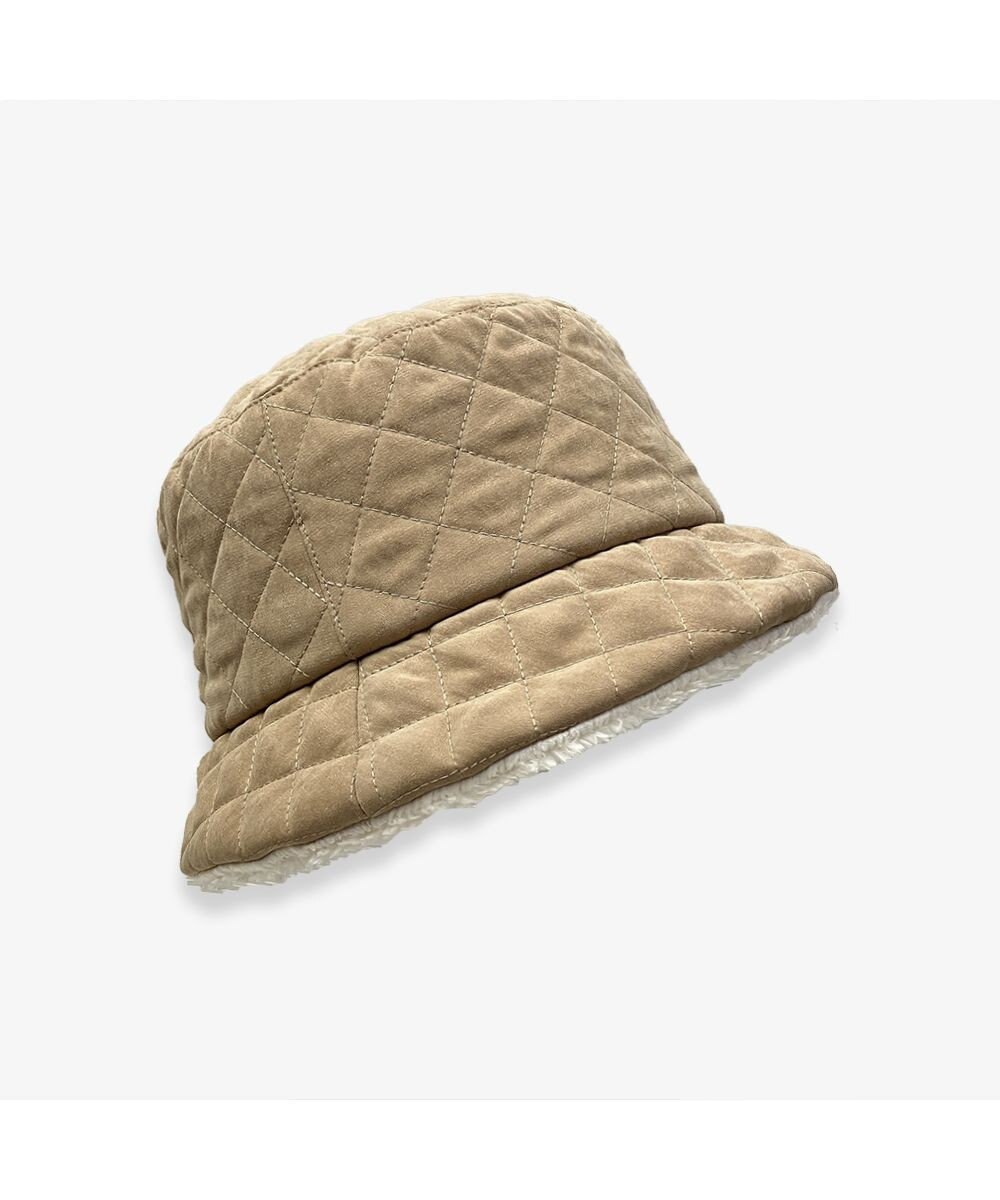 林八百吉商店 moz  バックサテンキルトバケットハット 