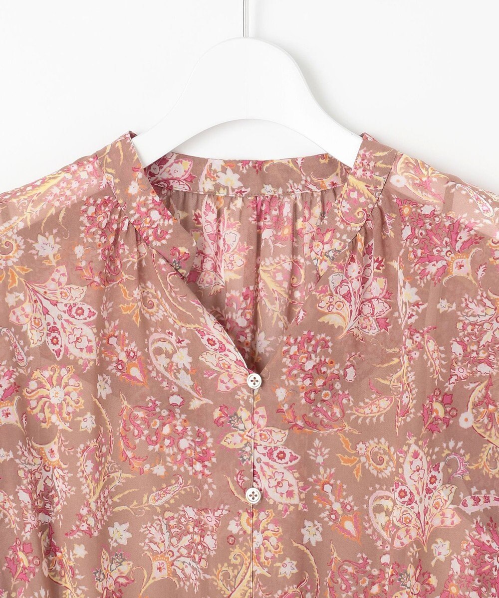 自由区 【速乾性・放湿性・防シワ性】サラサプリント ワンピース 