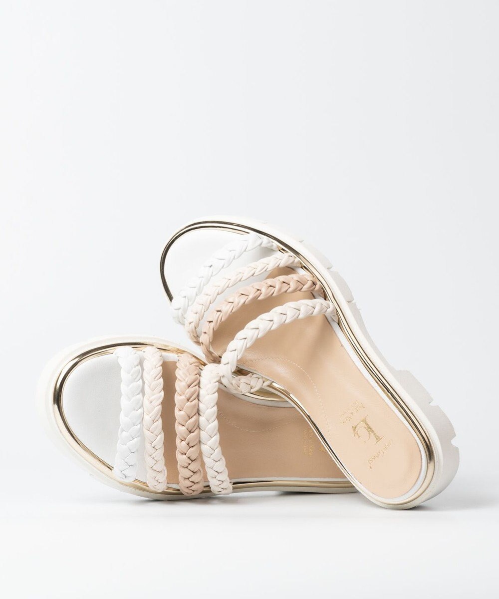 BONTRE 【LucaGrossi/ルカグロッシ】編み込みベルトサンダル 