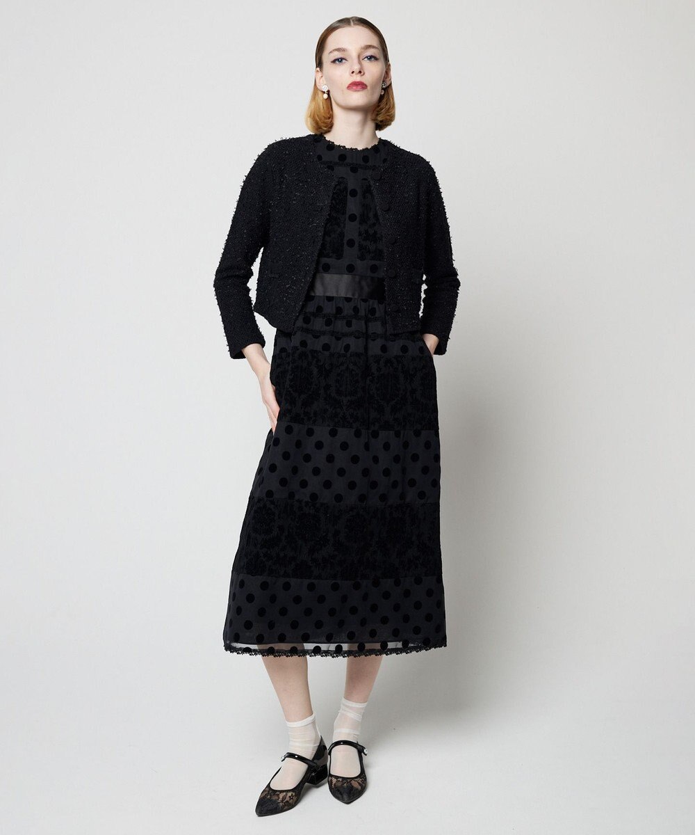 TOCCA 【洗える！】UNSNARL TWEED ニットカーディガン 