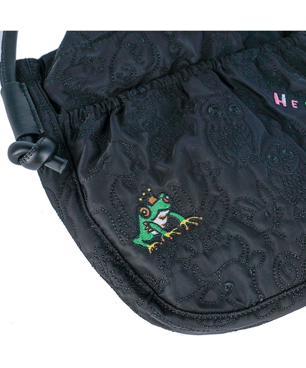 tsumori chisato CARRY 森のどうぶつ刺繍 ショルダーバッグ 