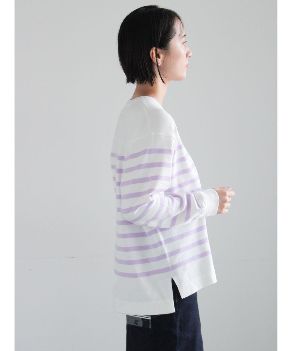 Te chichi ボーダーボックスシルエットプルオーバー 