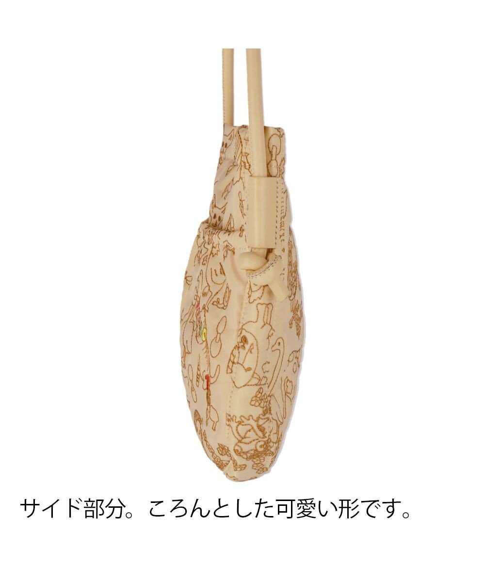 tsumori chisato CARRY 森のどうぶつ刺繍 ショルダーバッグ 