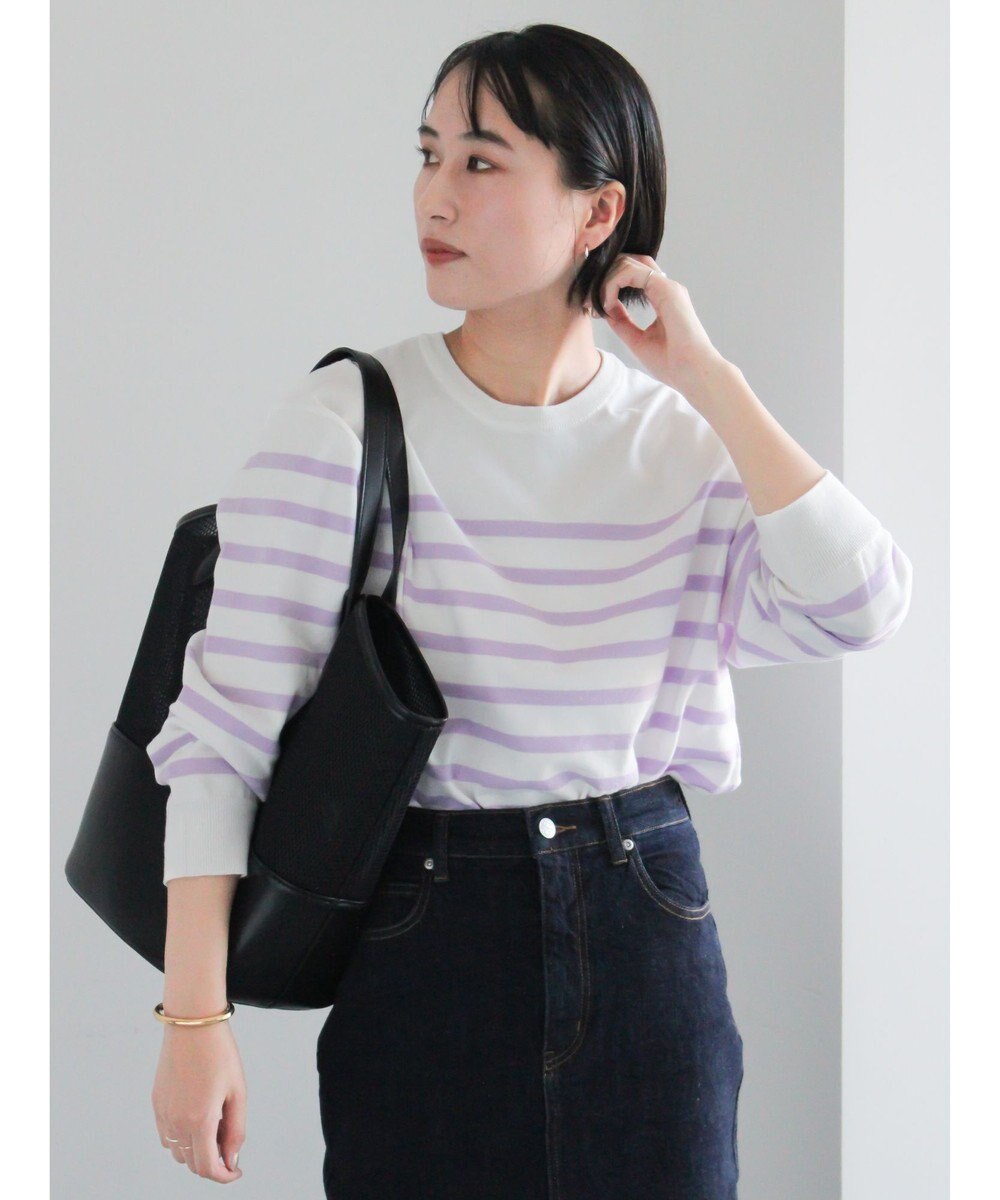 Te chichi ボーダーボックスシルエットプルオーバー 