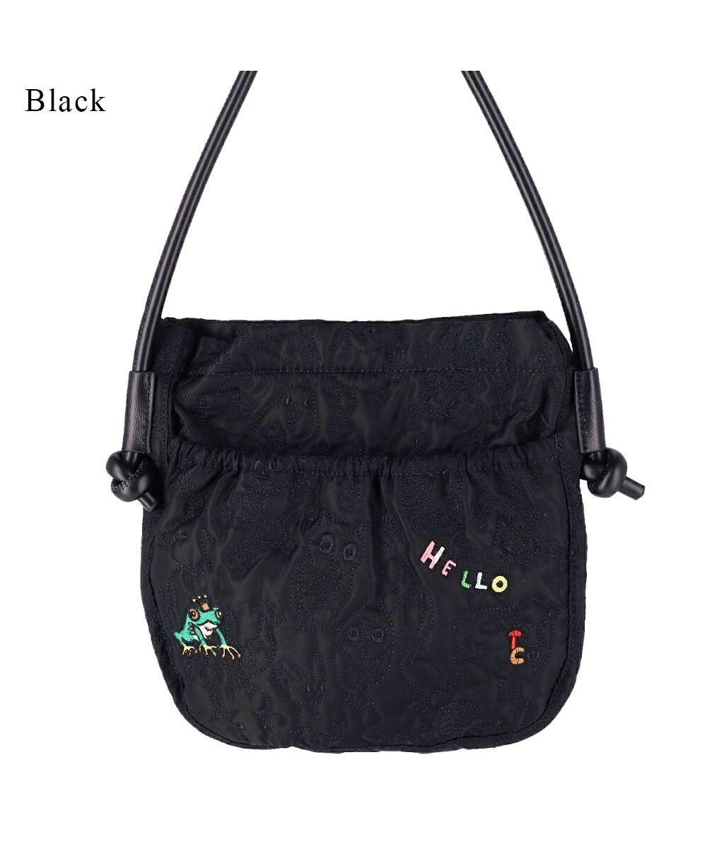 tsumori chisato CARRY 森のどうぶつ刺繍 ショルダーバッグ 