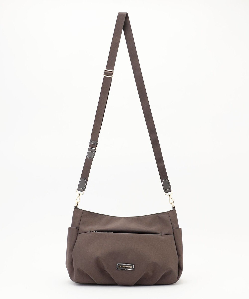 LA BAGAGERIE ポリエステルキャンバス　タックショルダー 