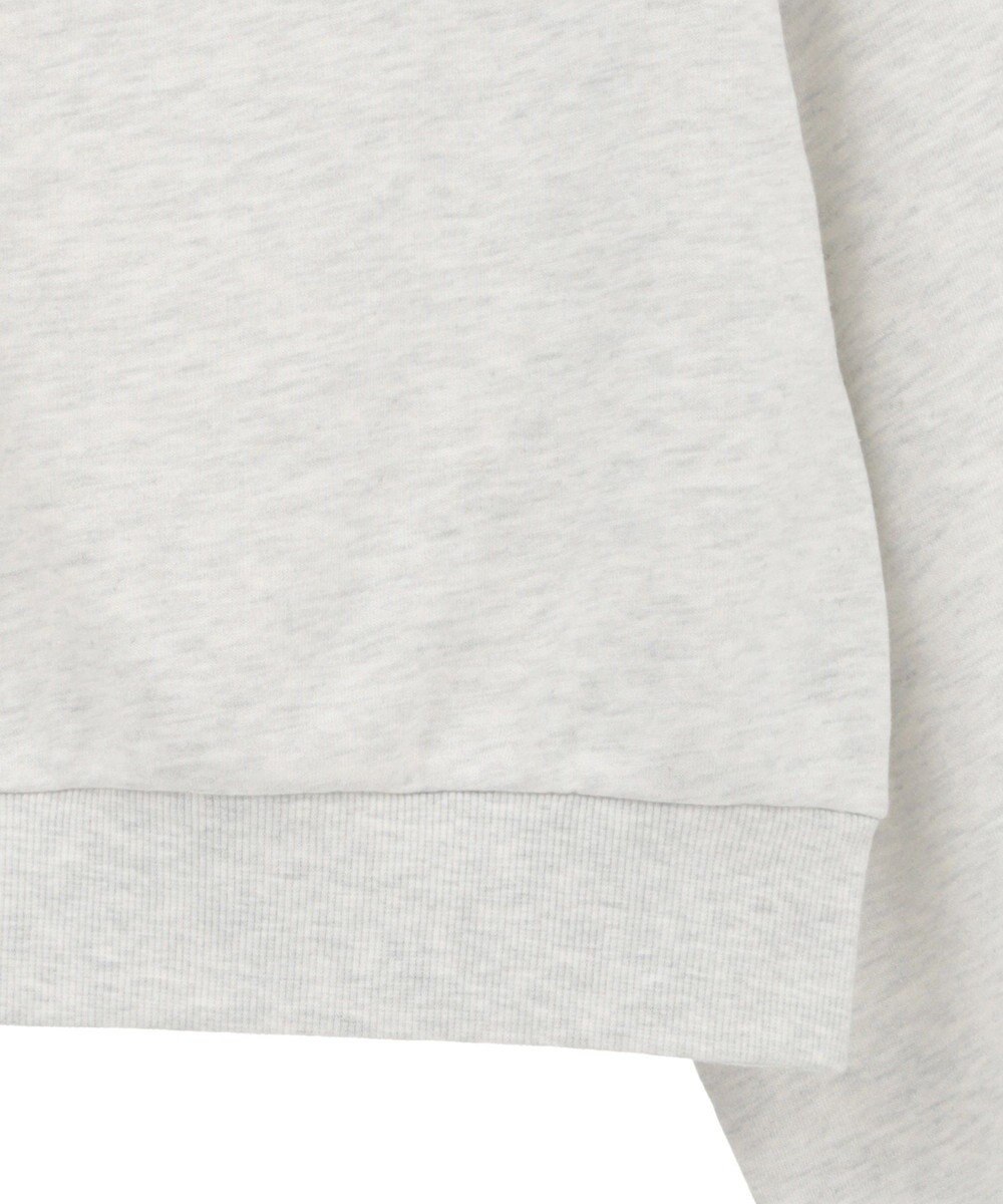 earth music&ecology ショート丈ワンポイント刺繍オフショルスウェット 