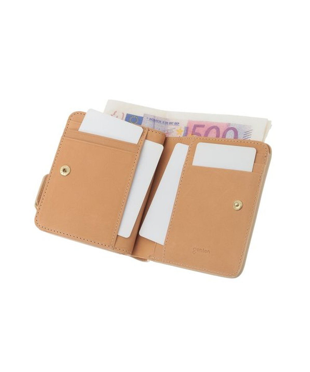 genten マルチカットワークミニ　二つ折り財布 