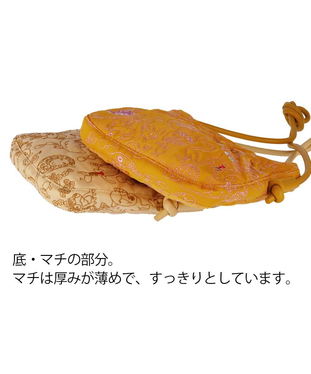 tsumori chisato CARRY 森のどうぶつ刺繍 ショルダーバッグ 