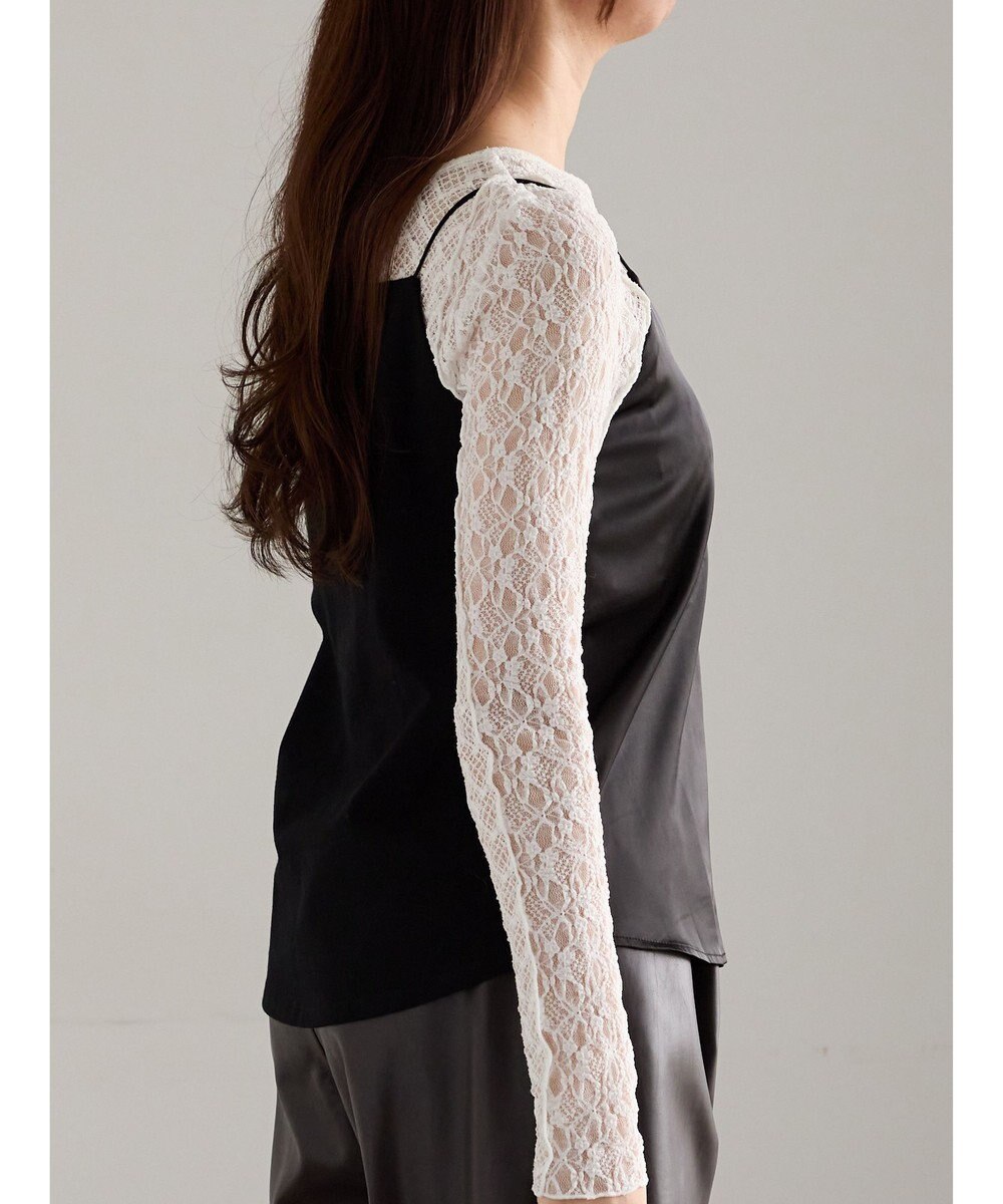 Te chichi 前後2WAYサテン&スムースキャミソール 