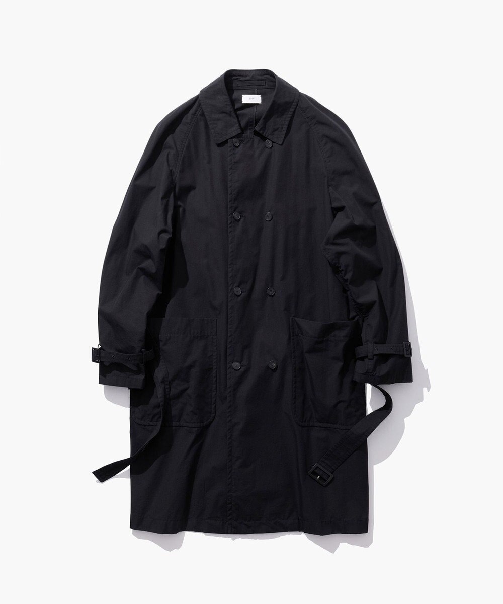 ATON LIGHT TC GABARDINE | ウォッシュトレンチコート - UNISEX 