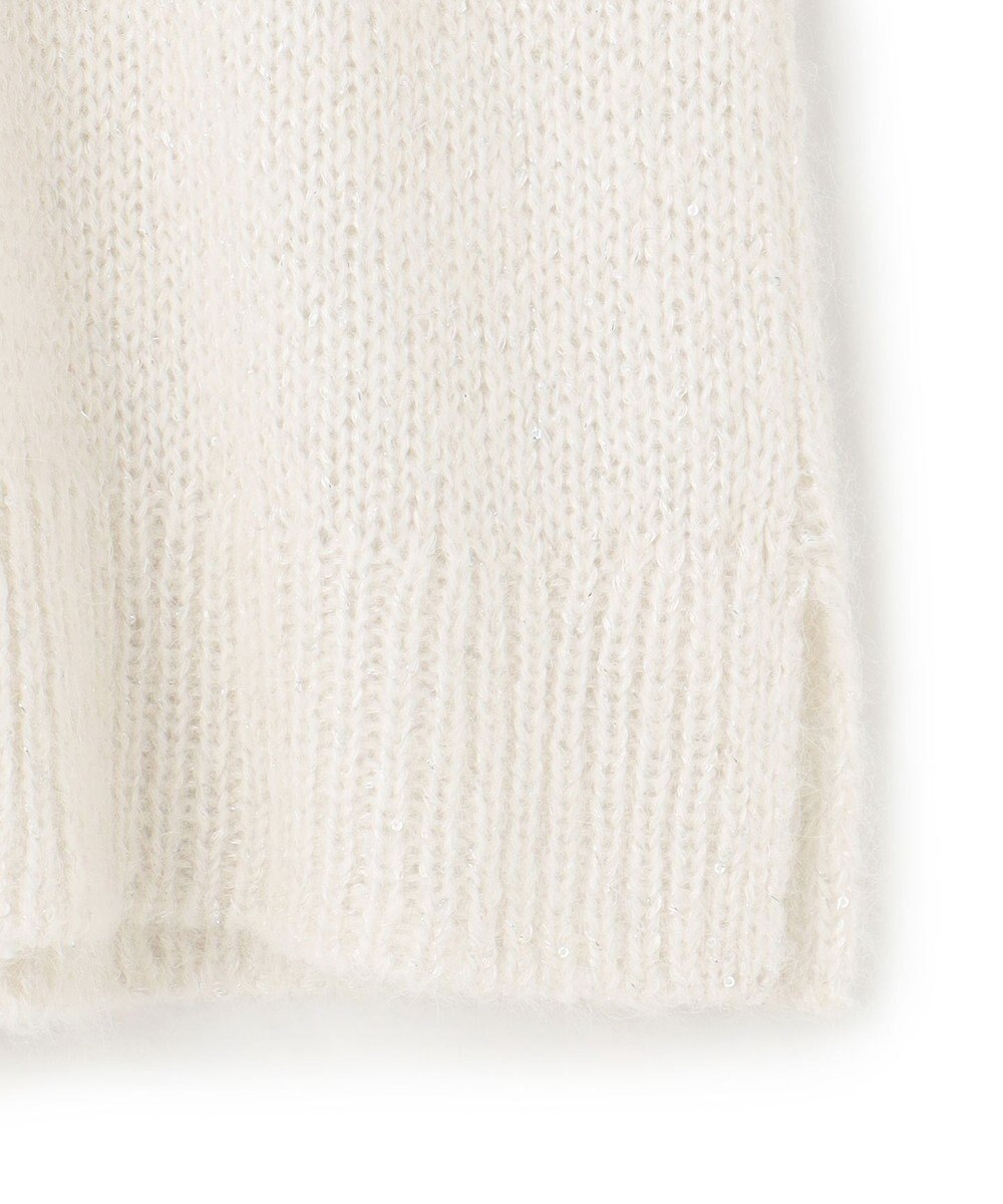 23区 【Oggi2月号掲載/洗える】スパングル クルーネック ニット 