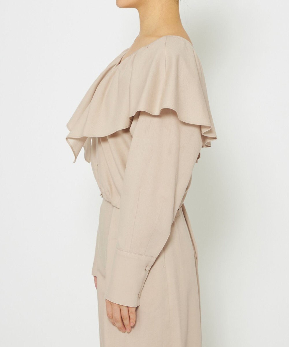 uncrave 【手洗い可】シャンブレー ラッフル ブラウス（uncrave WHITE） 