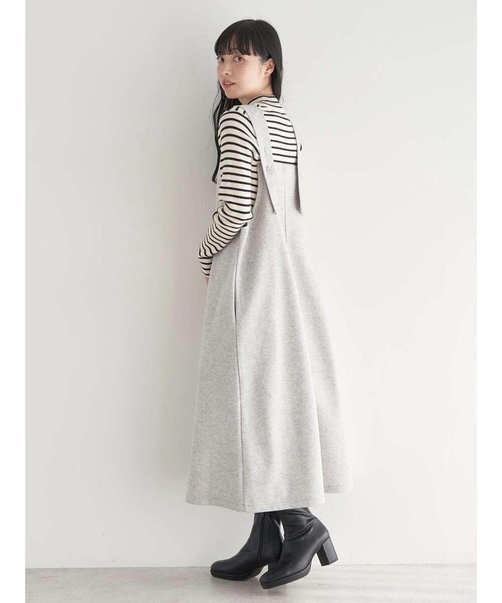 earth music&ecology 前後２ｗａｙ圧縮ニットジャンスカ 