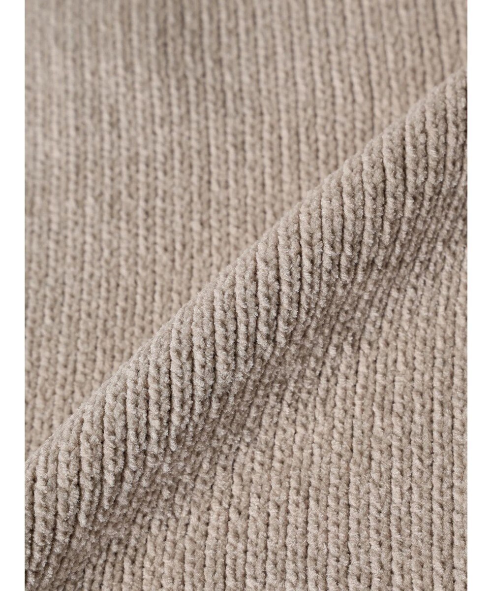 CRAFT STANDARD BOUTIQUE 洗えるモールニット配色プルオーバー 