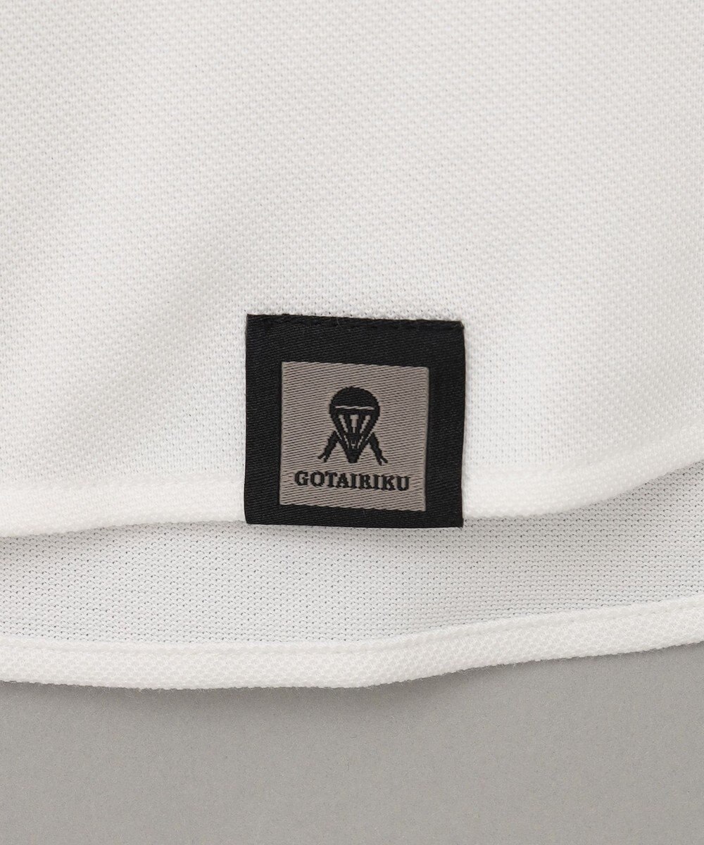 GOTAIRIKU 【吸水速乾】クールマックス鹿の子 ビズシャツ_スナップダウン 