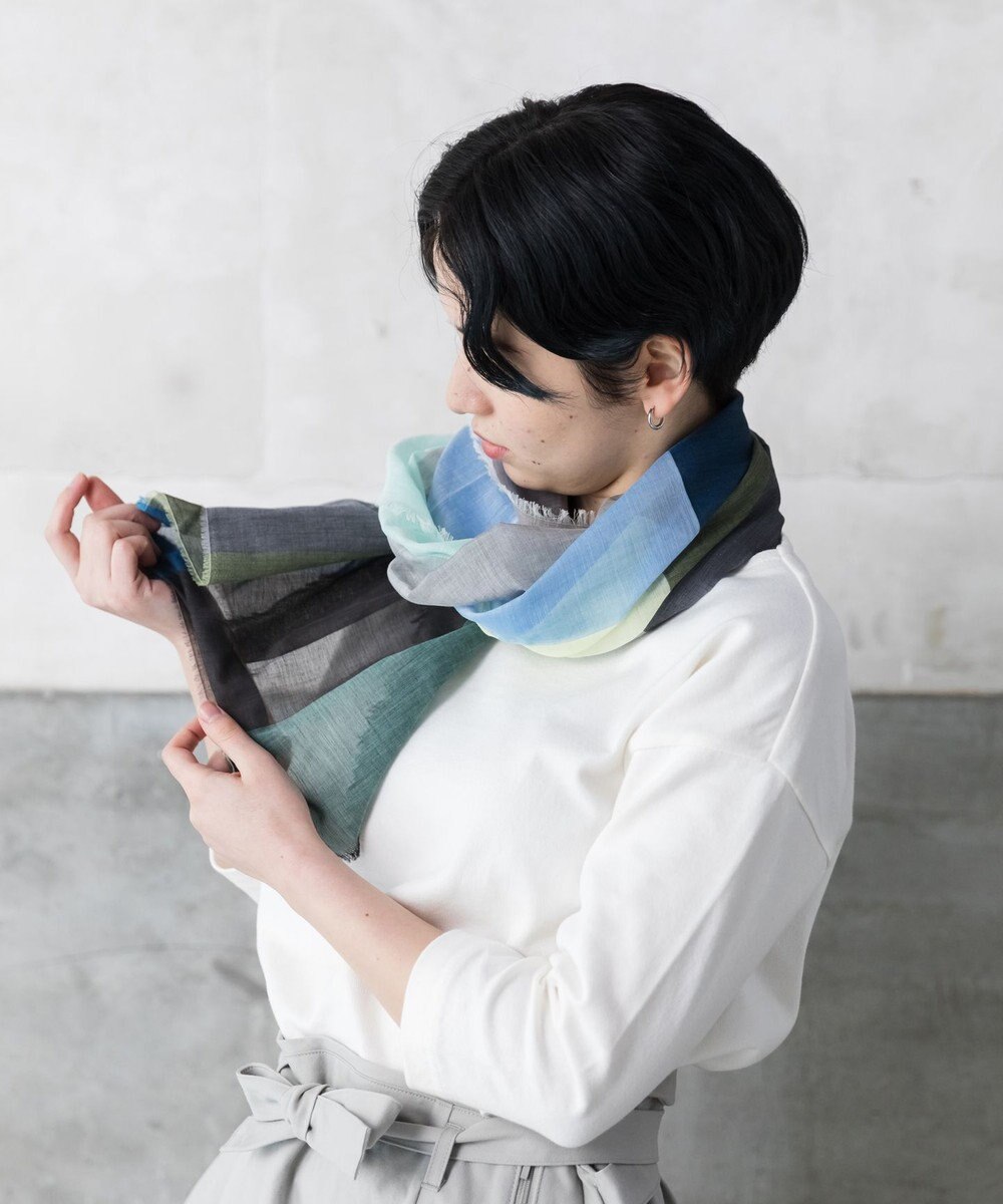 POLS 播州織 極細コットンストール Sサイズ 