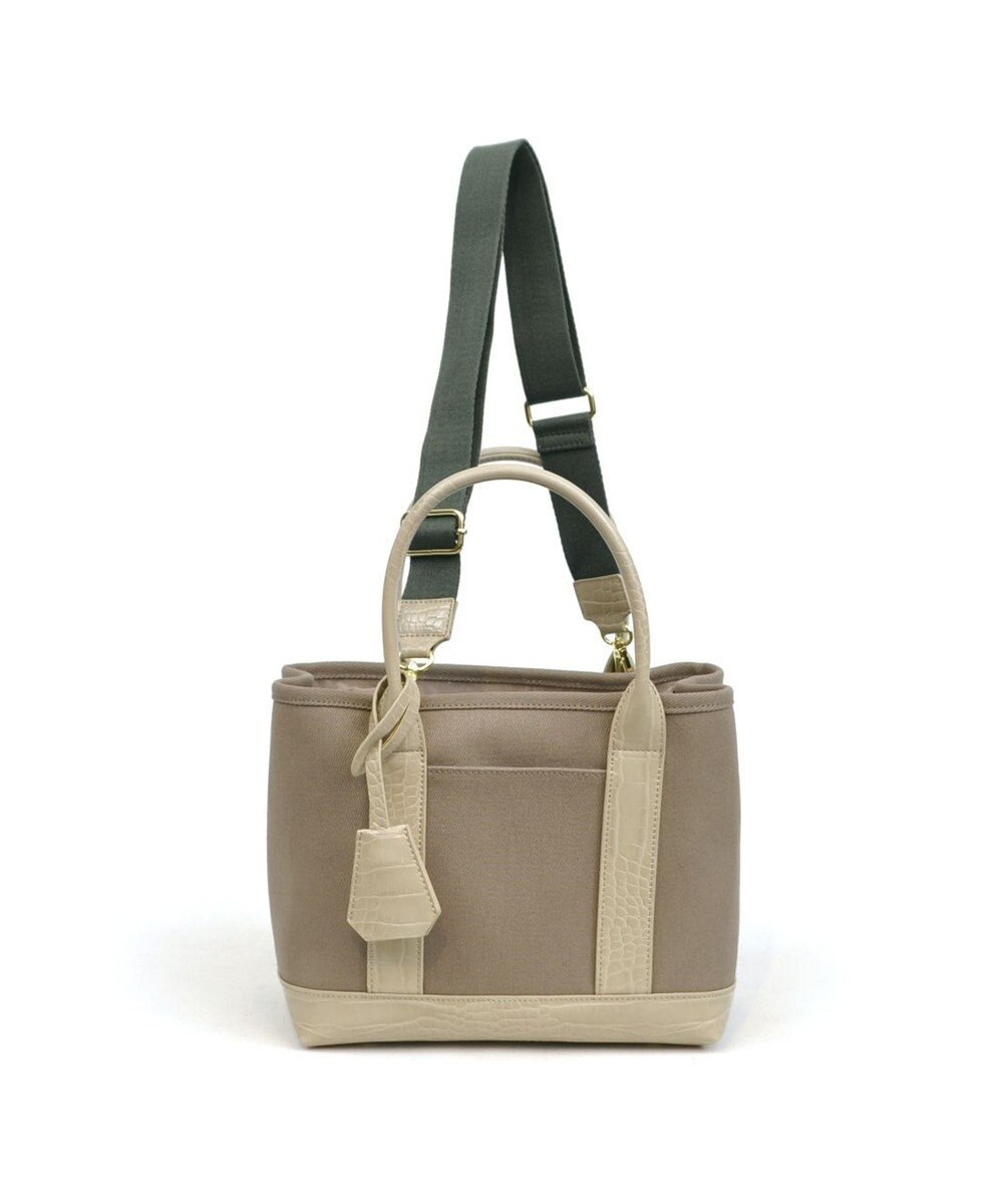 UNBILLION cachecache ショルダー付きパーテーションキャンバストートL 