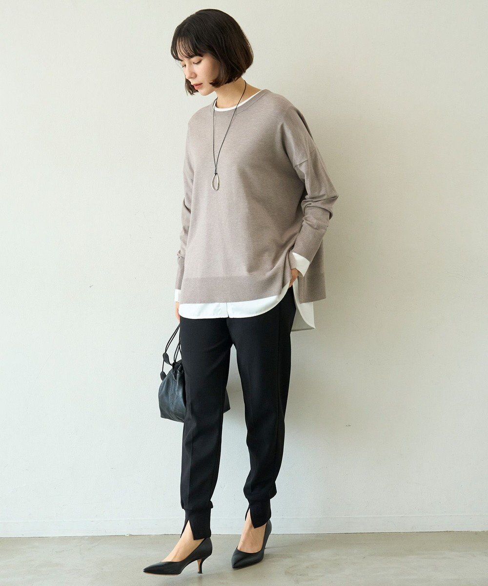 UNFILO L シャツコンビレイヤードTシャツ 