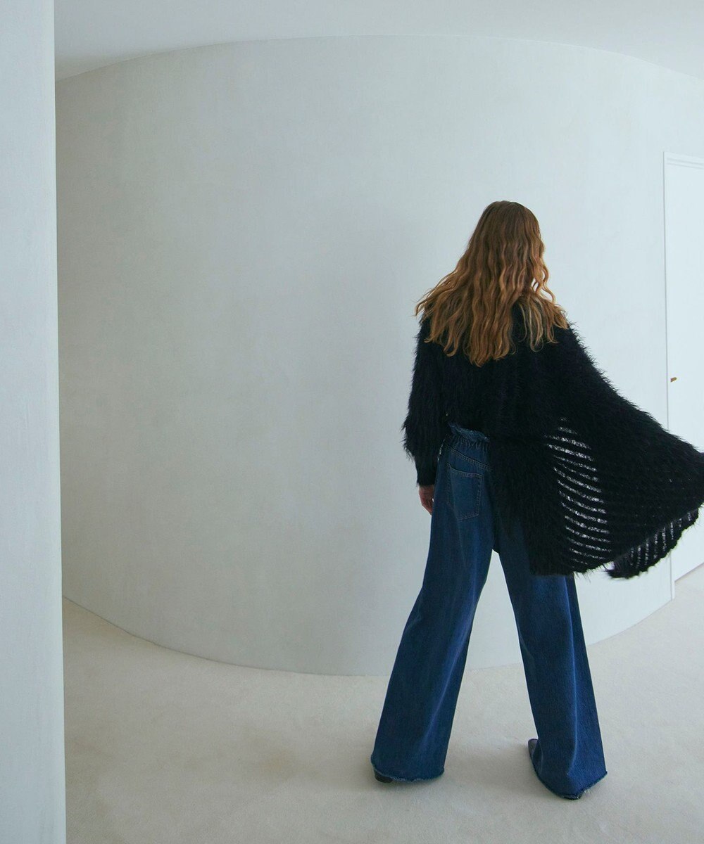 NAVE 【ReNAVE・洗える】メルティーシャギーニット ストール 