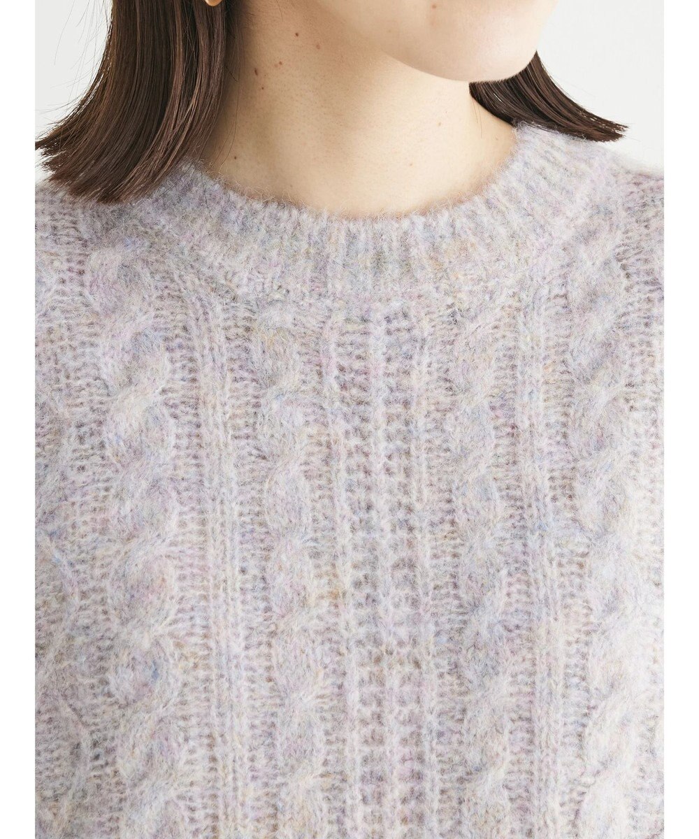 Green Parks フェアリーＭｉｘケーブルニットプルオーバー 